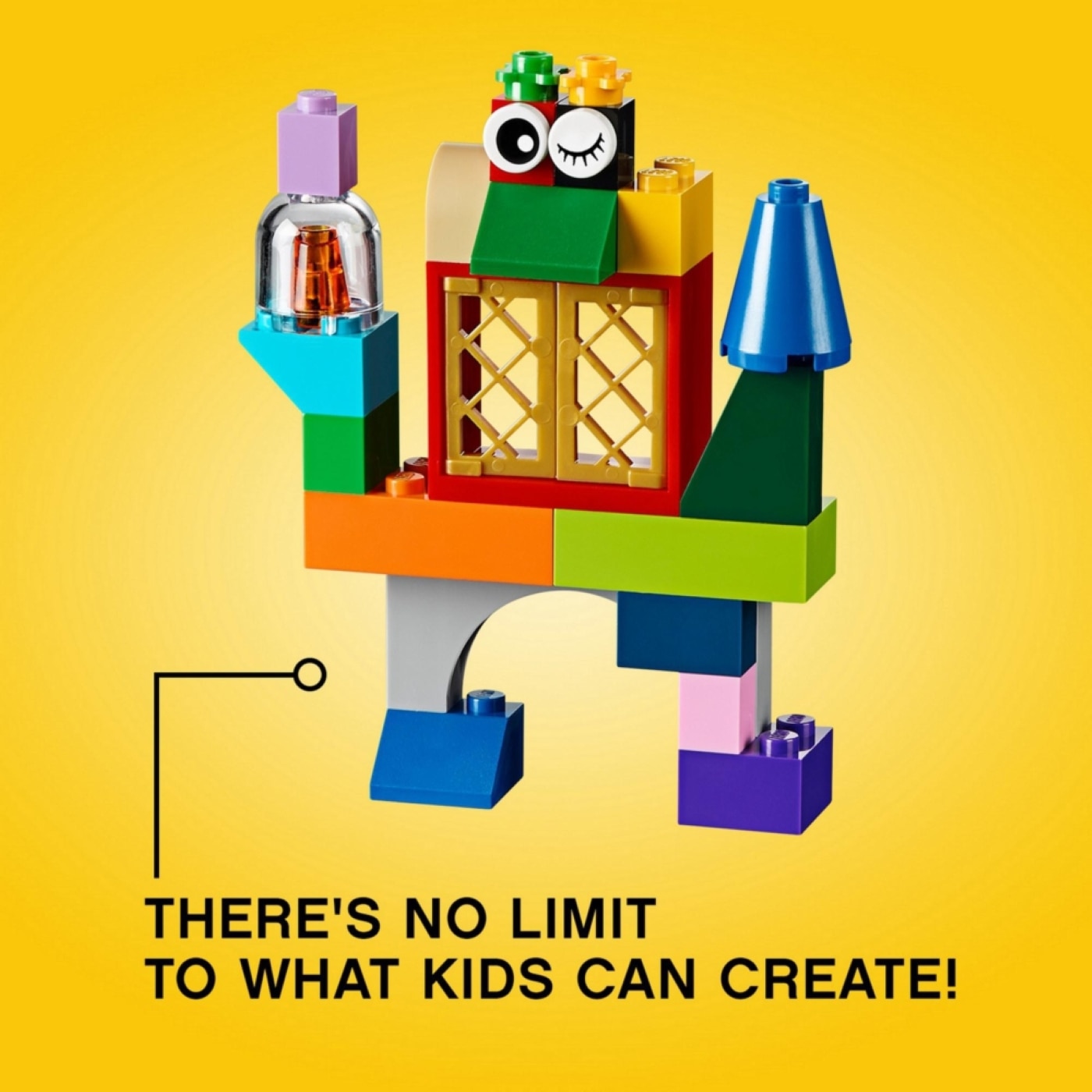 LEGO 經典系列 大型創意拼砌桶，培養 3D 空間概念，激發想像力、發揮創意，積木堆疊、組合，強化手、眼、腦協調能力。