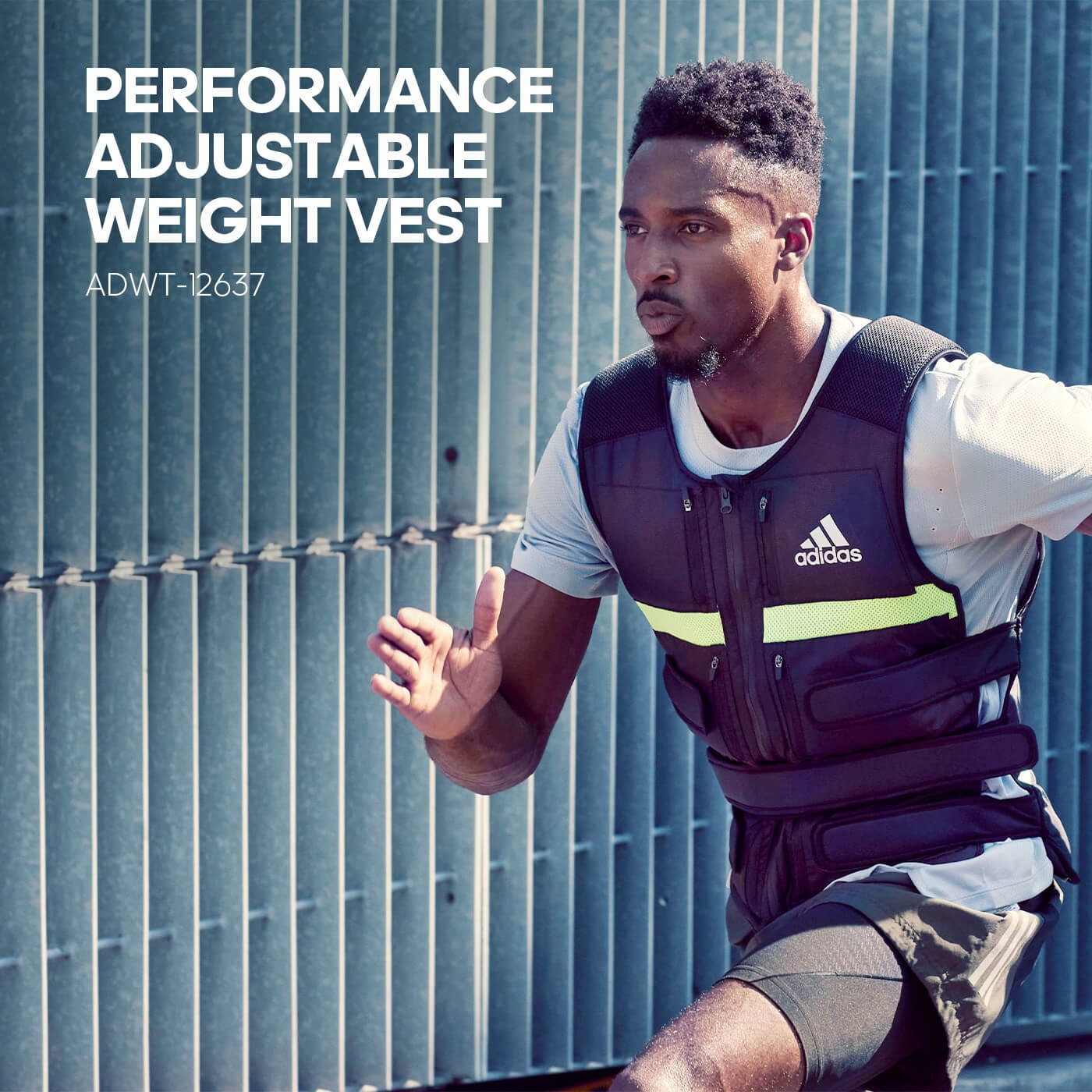Adidas 可調式負重訓練背心 10公斤有氧重訓皆適用
