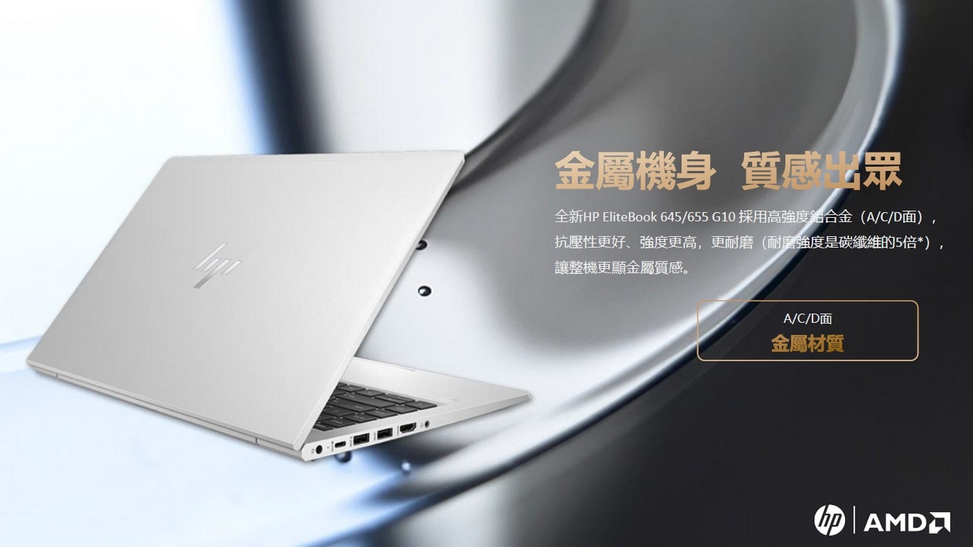 HP EliteBook 655 G10 15.6吋 商務菁英輕薄筆電