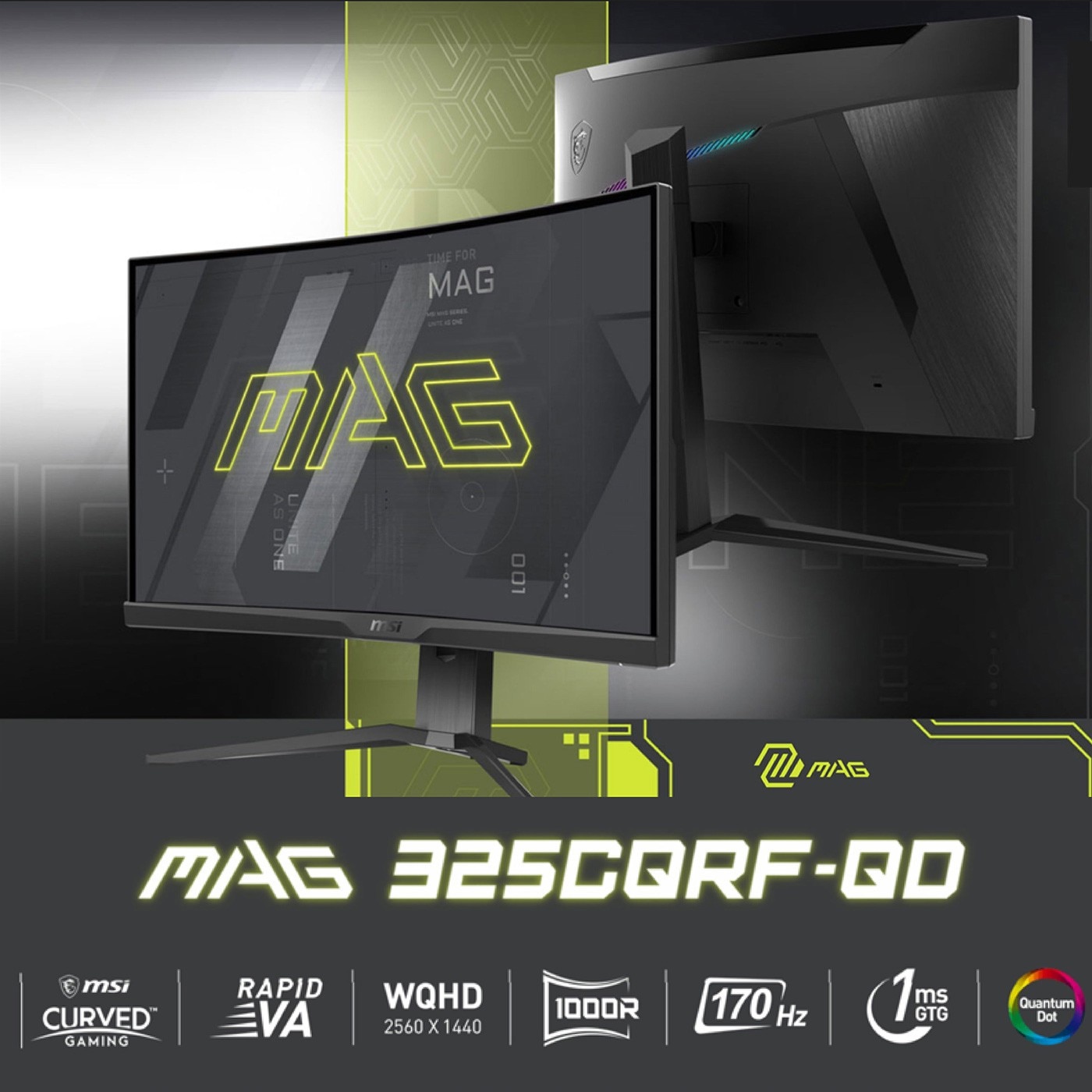 MSI 31.5吋 曲面電競螢幕 MAG 325CQRF-QD