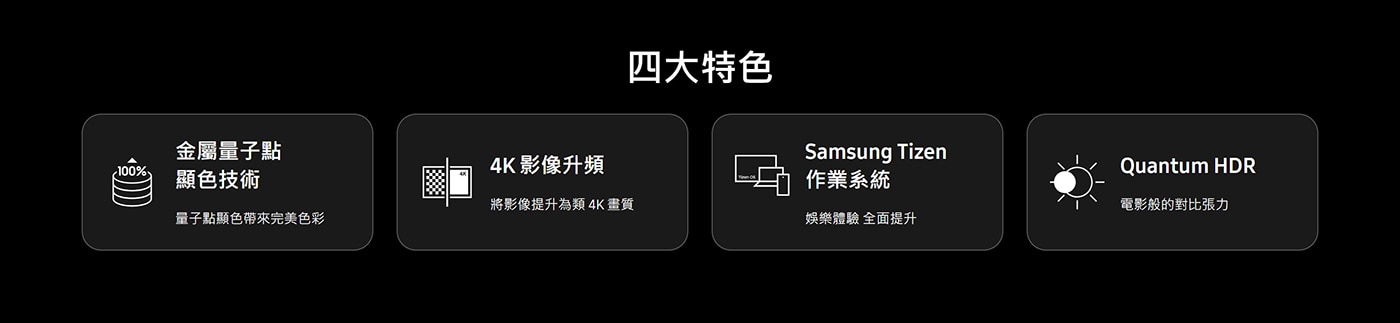 Samsung 55吋 4K QLED 量子智慧顯示器 QA55QE1DAXXZW