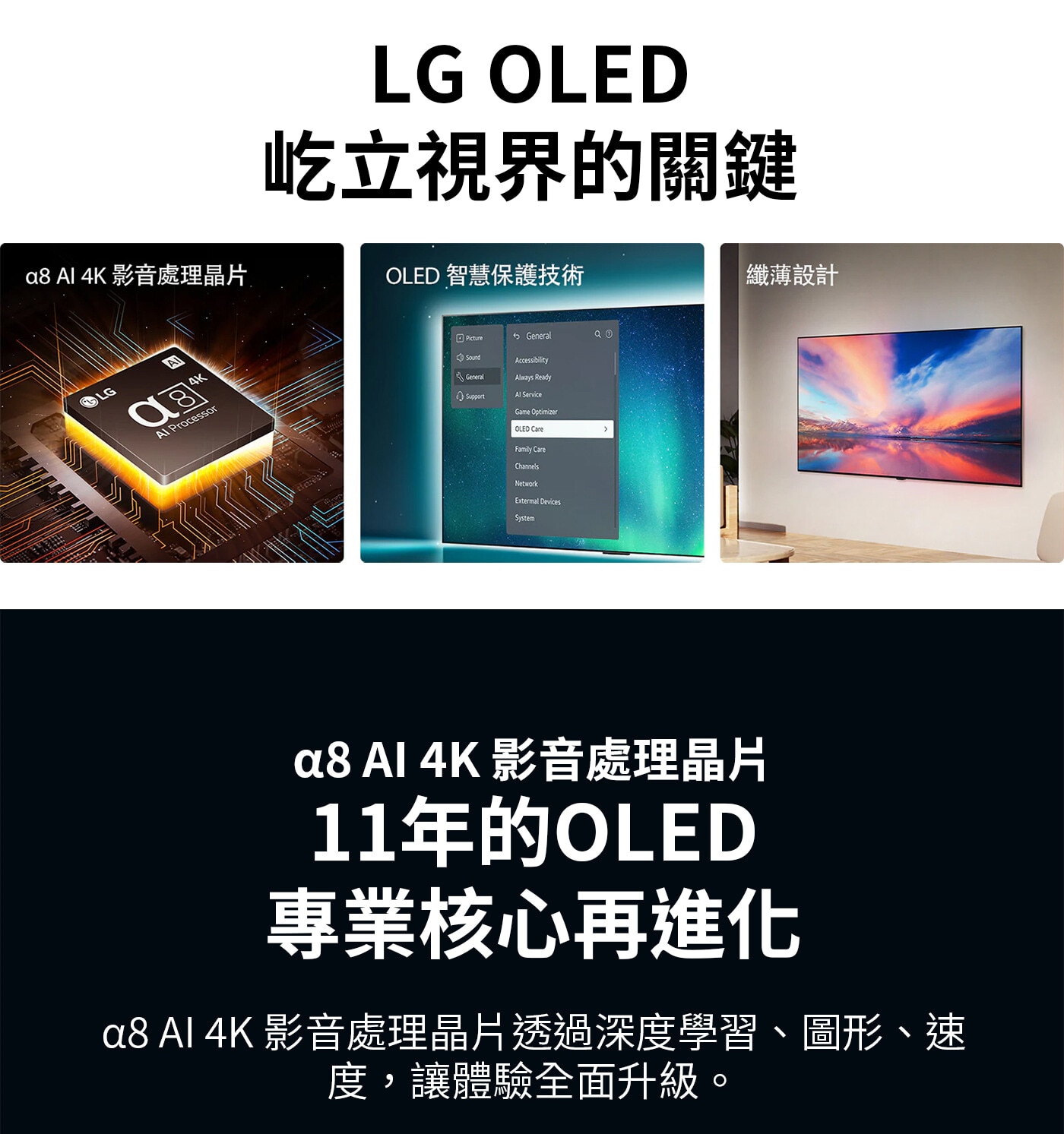 LG 65吋 OLED 4K AI 語音物聯網 B4 經典系列 OLED65B4PTA