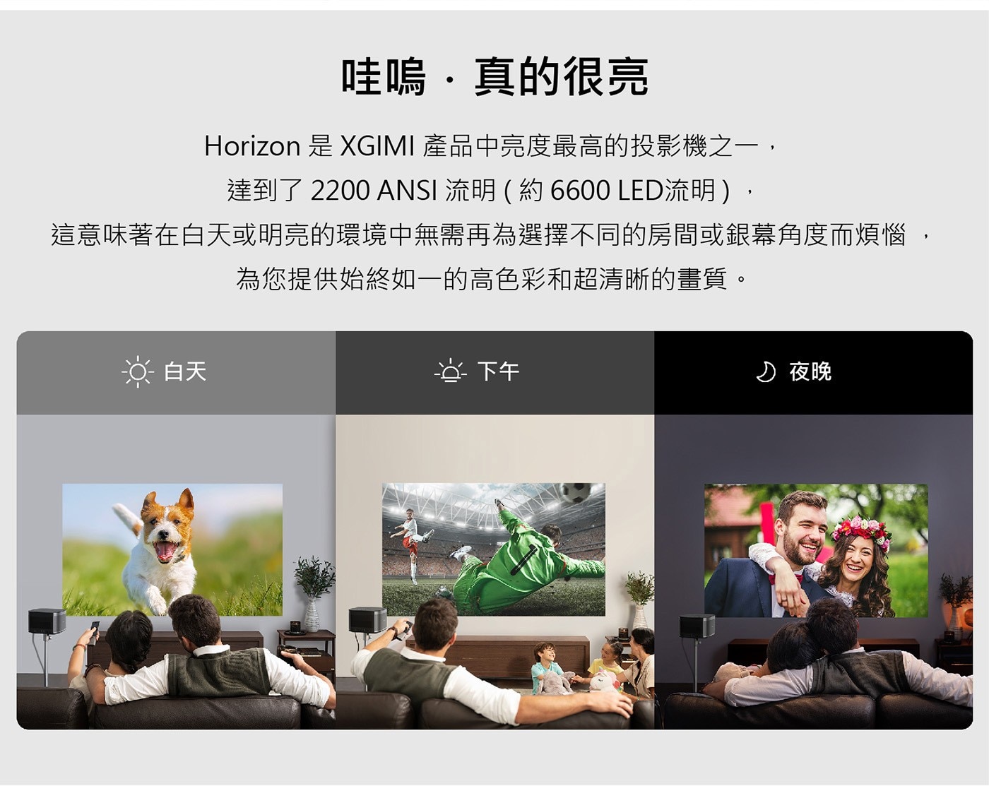 XGIMI HORIZON Android TV 智慧投影機