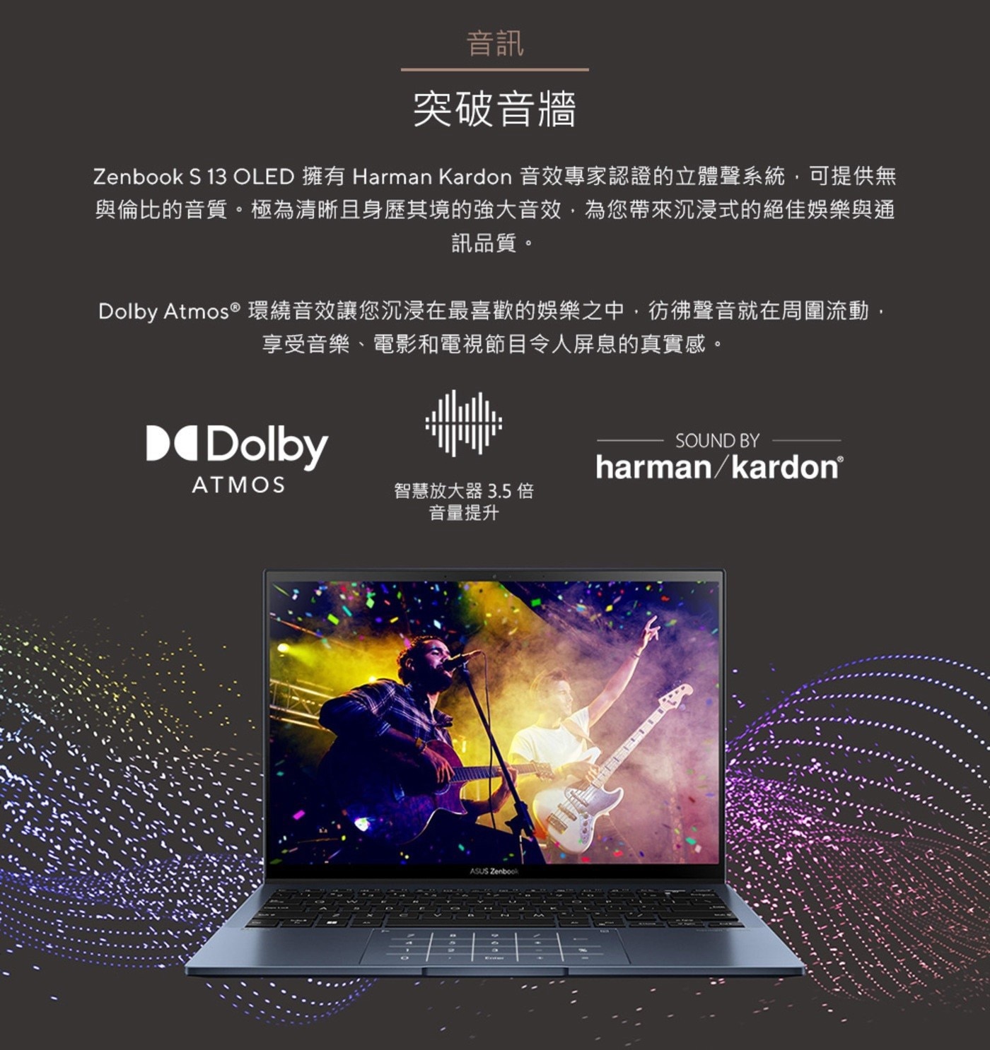 ASUS Zenbook S 13 OLED 13.3吋觸控筆電 UM5302LA-0198W7840U