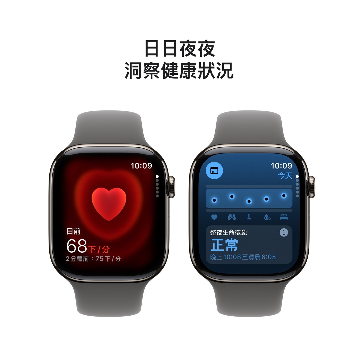 Apple Watch Series 10 LTE 46公釐 原色鈦金屬錶殼 附灰石色運動型錶帶 S/M