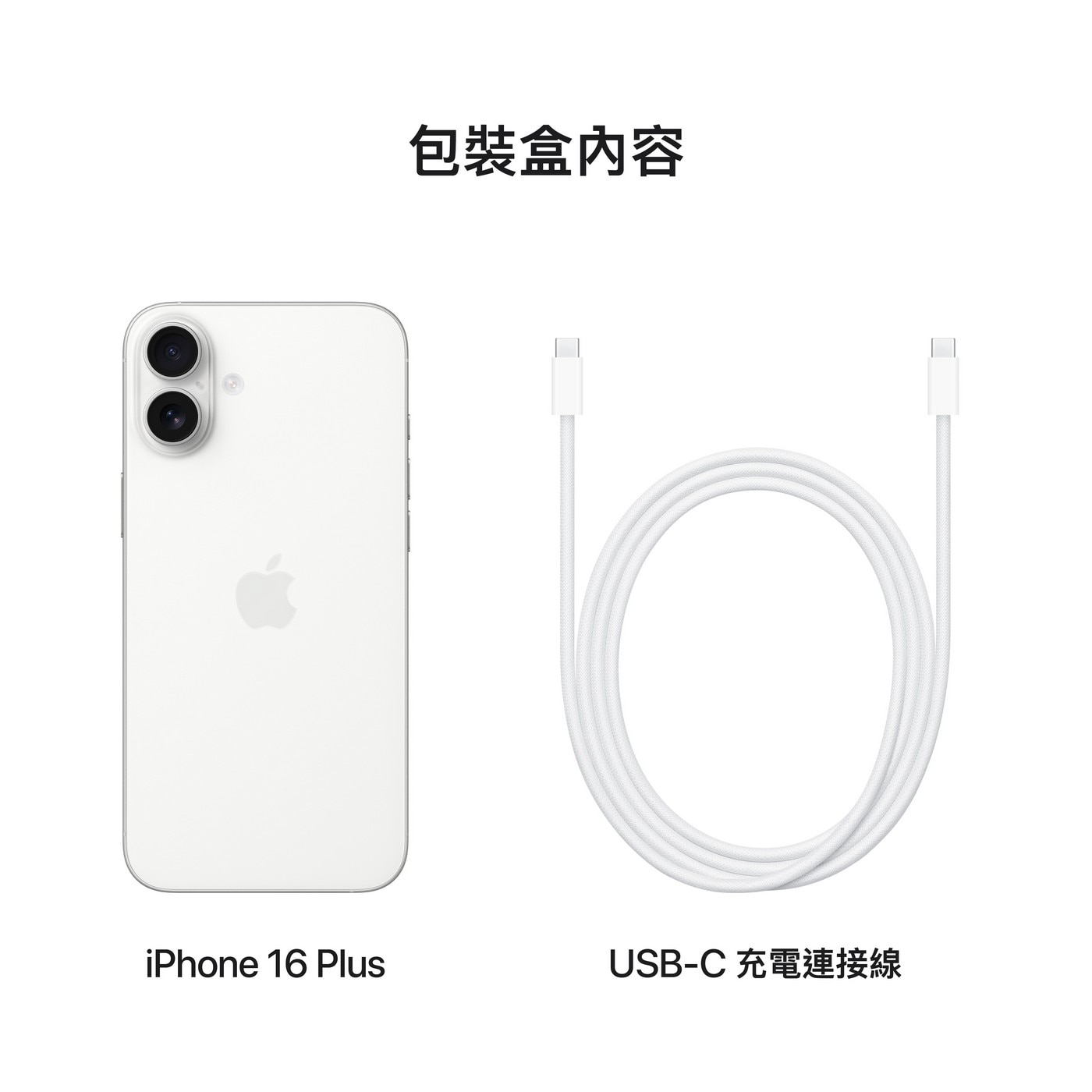 Apple iPhone 16 Plus 128GB 白色