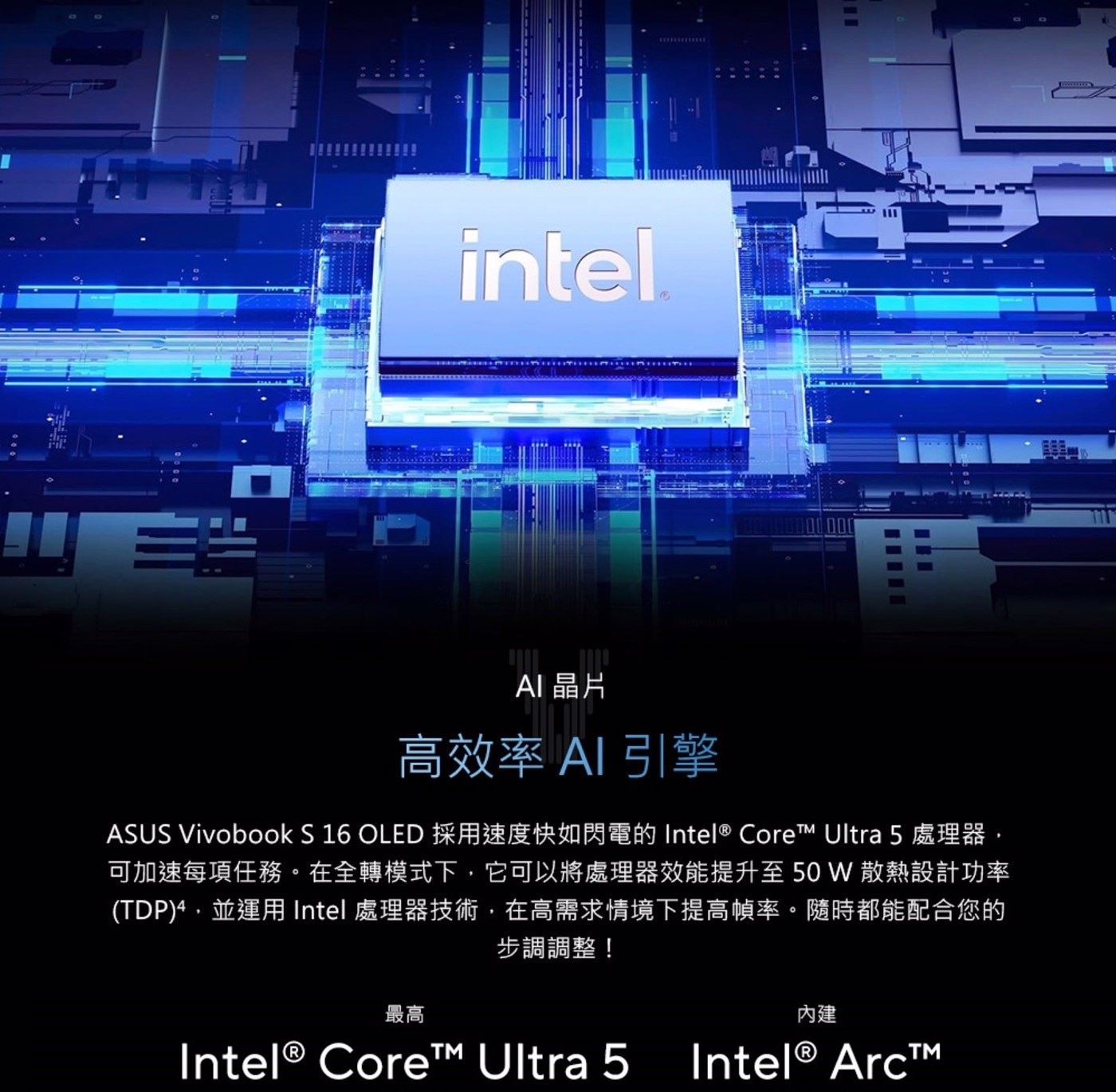 ASUS 16 吋 AI 筆記型電腦 S5606MA-0118B125H 