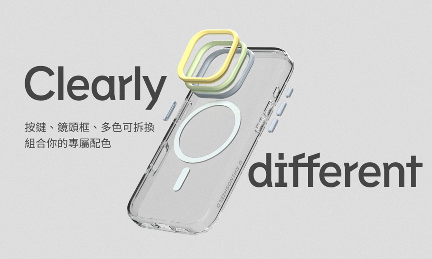 犀牛盾 iPhone Clear MagSafe 兼容 透明防摔手機殼+9H 抗藍光鋼化玻璃保護貼