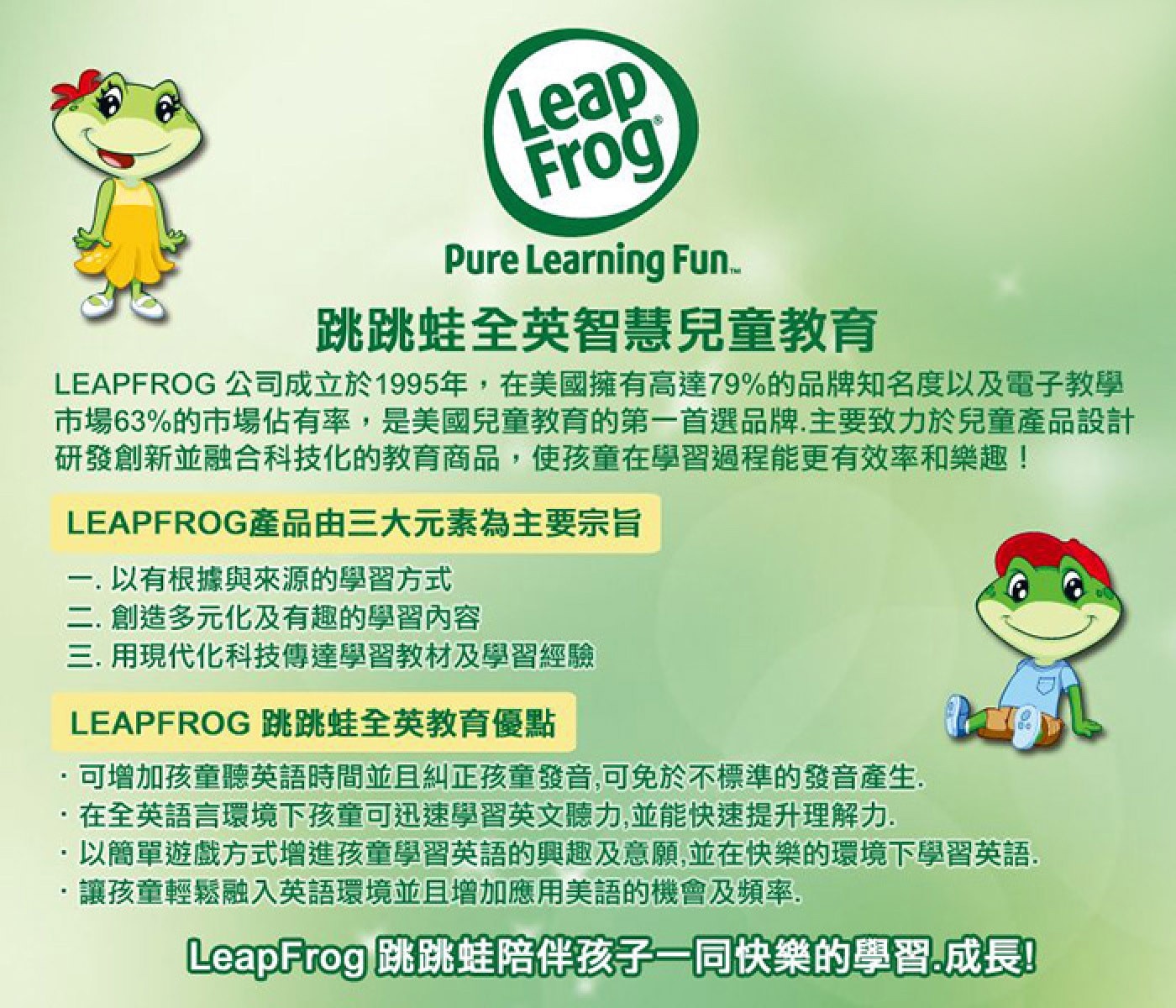 Leapfrog 恐龍世界點讀書，挖掘到恐龍的史前世界，以及整個生態圈有趣的故事。14頁觸摸式彩色插畫，每一頁都有主題，用手指按壓圖片，就能探討恐龍的品種、棲息地、食物鏈、以及化石解剖。