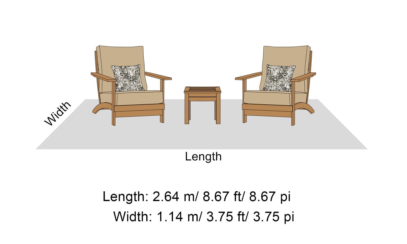 ATLeisure 戶外休閒桌椅三件組可調式桌腳，可用於不平坦的表面上/簡易組裝
