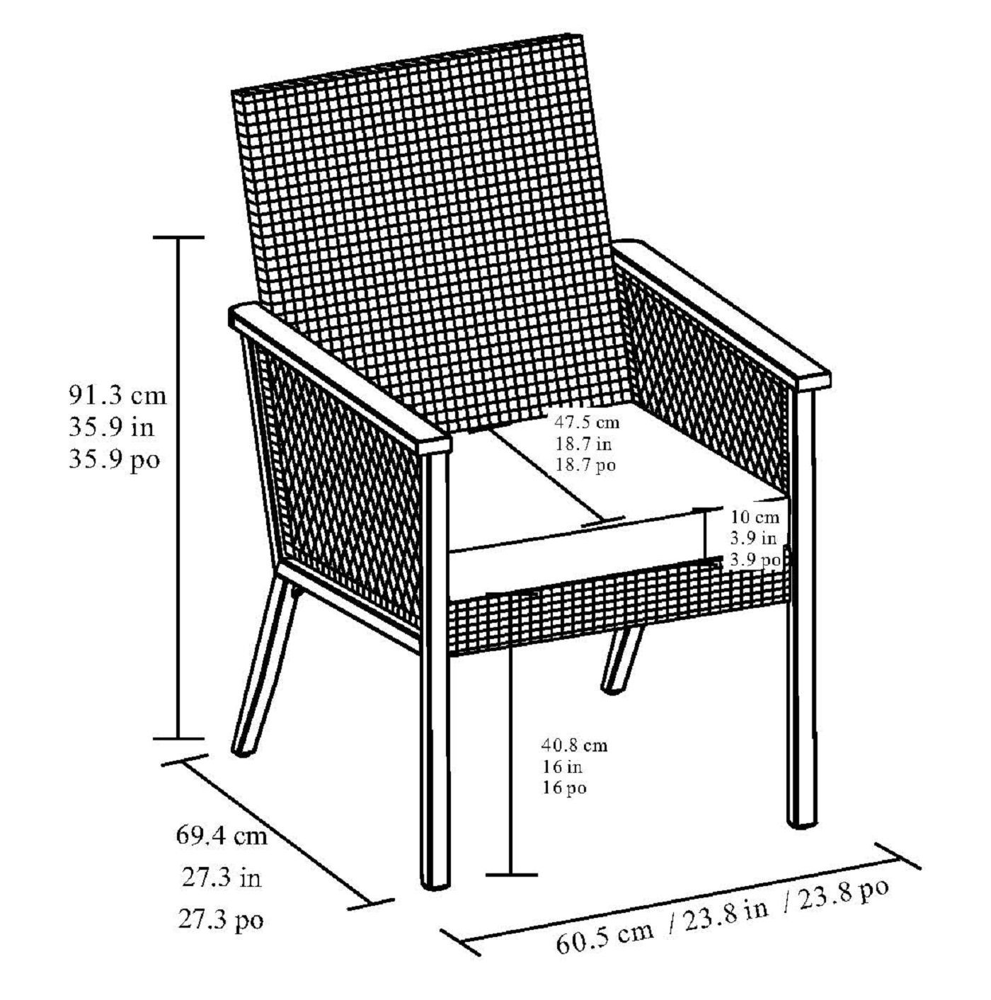Agio Summerton 戶外鋁製編藤餐桌椅七件組優質全天候樹脂仿藤具備抗褪色，防污漬，防黴和抵抗變形的功能