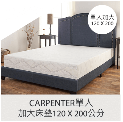 CARPENTER 單人加大床墊 120 X 200公分