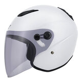 M2R 3/4罩安全帽 騎乘機車用防護頭盔 M-700 消光白 XXL