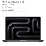 Apple MacBook Pro 16吋 搭配 M4 Pro 晶片 14 核心 CPU 20 核心 GPU 48GB 512GB SSD 太空黑色