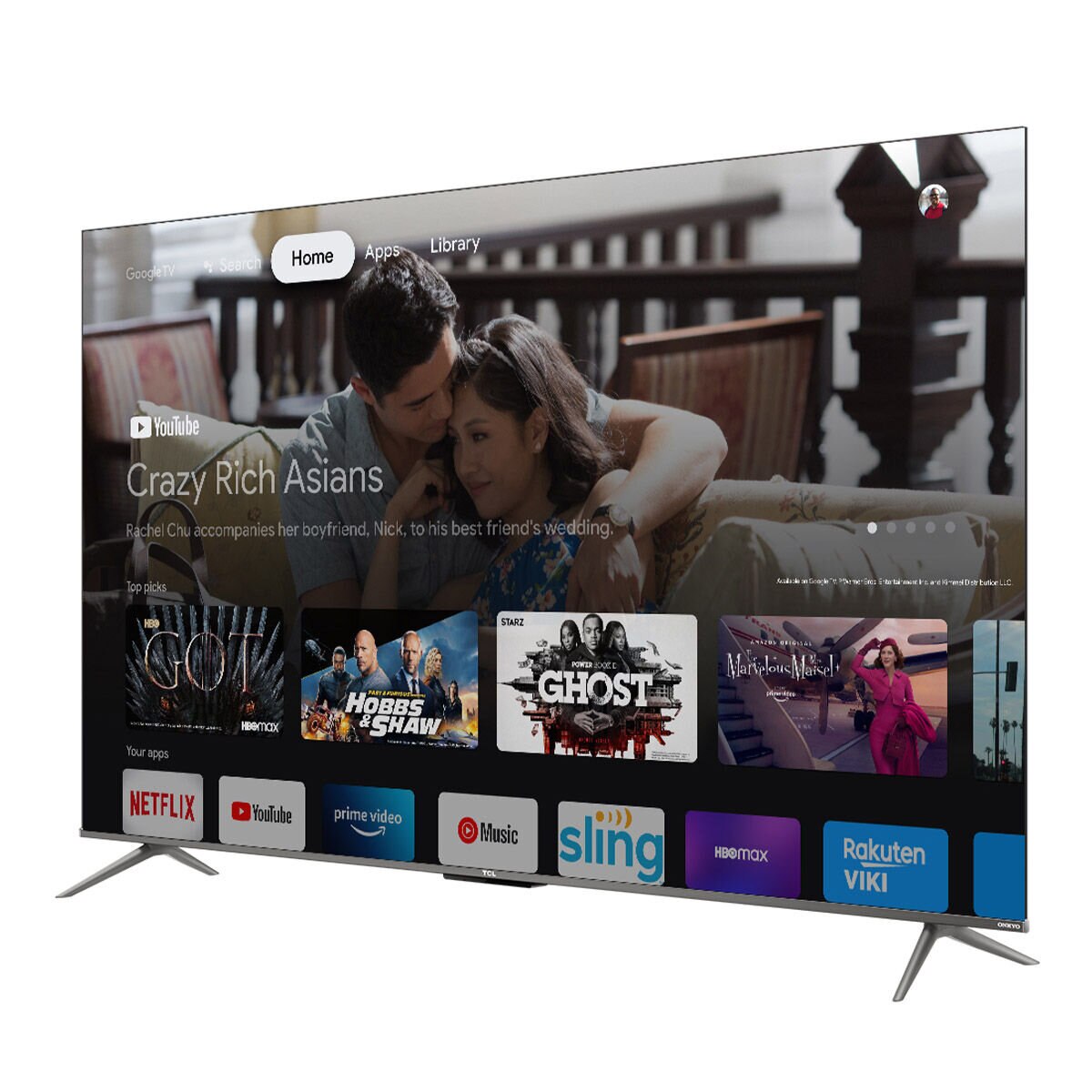 TCL 50吋4K QLED Google TV 量子智能連網液晶顯示器50C635 | Costco 好市多