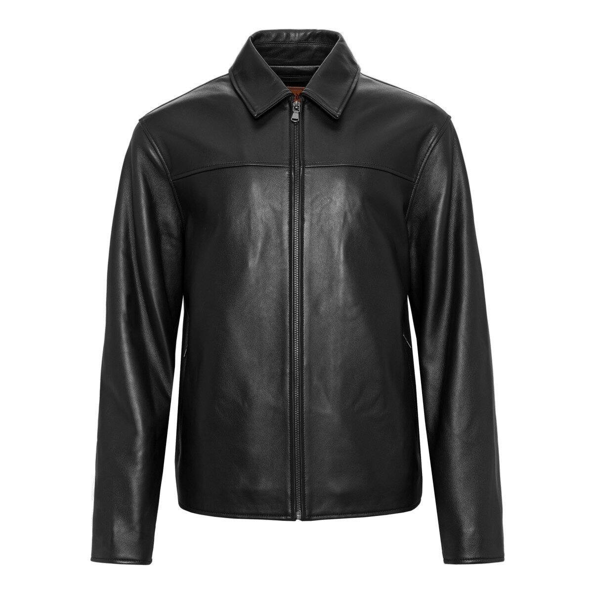 Freedom Design Men's Lambskin Leather Jacket Black