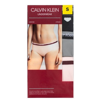 Calvin Klein 女彈性低腰內褲3入組