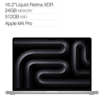 Apple MacBook Pro 16吋 搭配 M4 Pro 晶片 14 核心 CPU 20 核心 GPU 24GB 512GB SSD