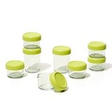 Glasslock 圓形迷你玻璃保鮮盒含蓋 16件組