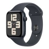 Apple Watch SE GPS 44公釐 午夜色鋁金屬錶殼 附午夜色運動型錶帶 S/M