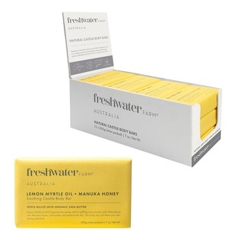 Freshwater Farm 香皂 12入 檸檬香桃木 + 麥盧卡蜂蜜 Freshwater Farm 香皂 12入 檸檬香桃木 + 麥盧卡蜂蜜