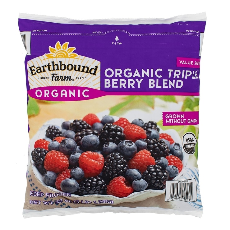 Earthbound Farm 冷凍有機三種綜合莓1 36公斤 Costco 好市多線上購物