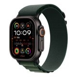 Apple Watch Ultra 2 LTE 49公釐 黑色鈦金屬錶殼 附深綠色 高山錶環 M