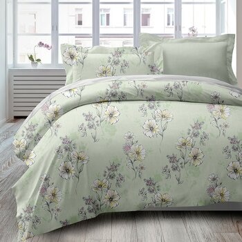 Caliphil 美國棉單人床包被套三件組 107公分 X 190公分 維西 Caliphil 美國棉單人床包被套三件組 107公分 X 190公分 維西