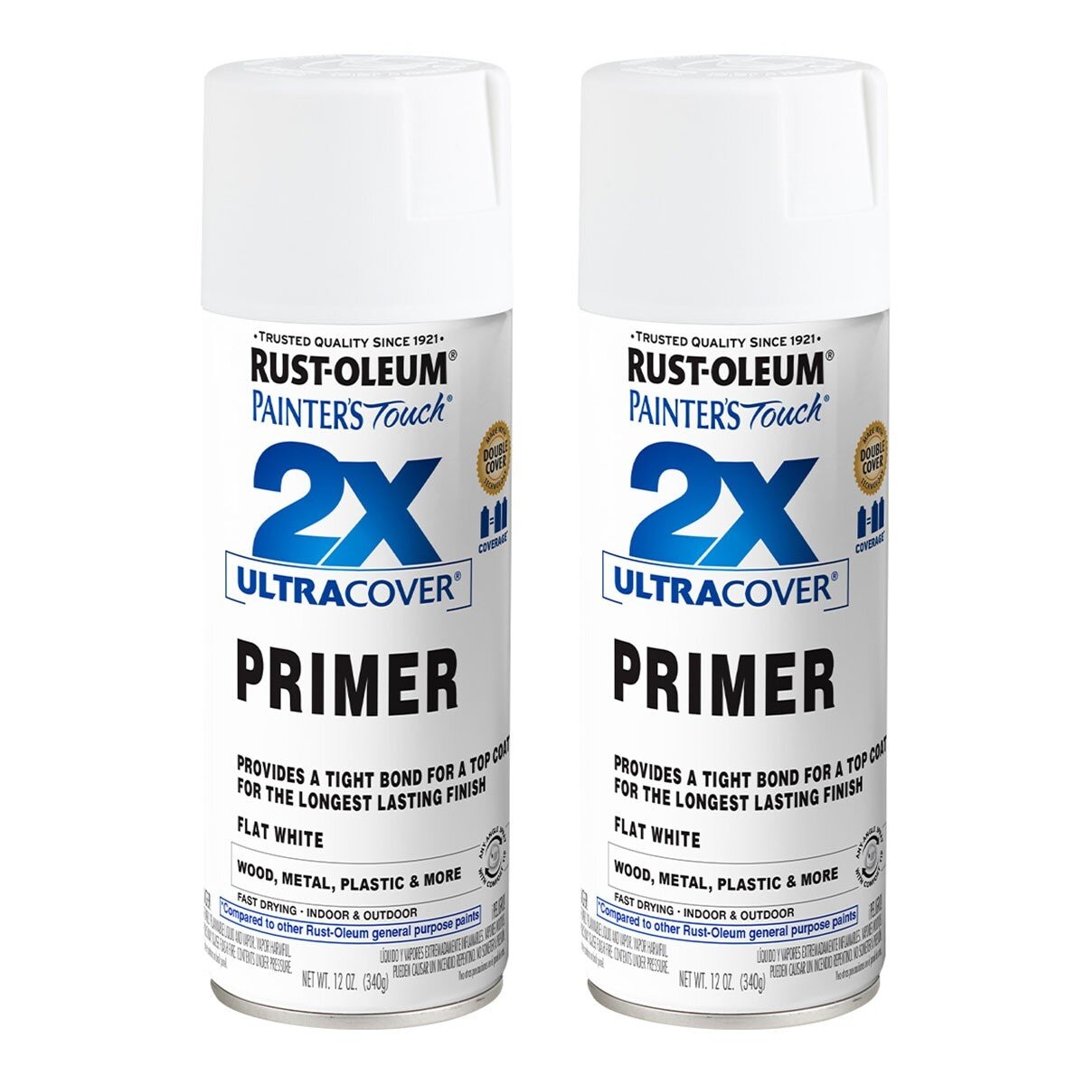 RUSTOLEUM 樂立恩 2X 極致雙效底漆 白色 2入組