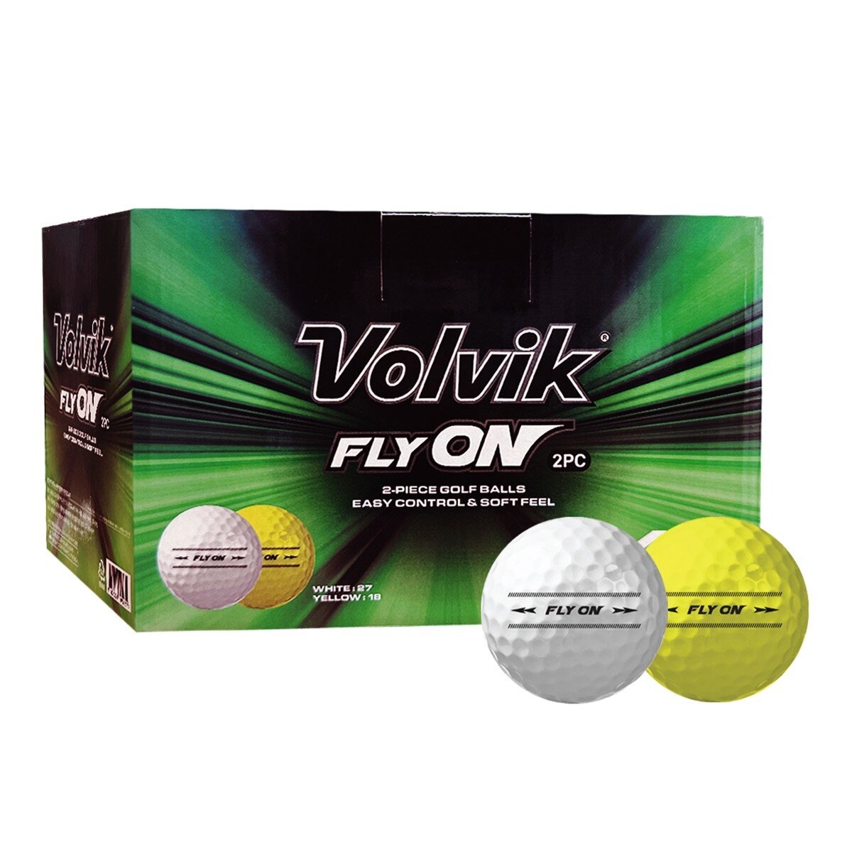 Volvik Fly On 高爾夫二層球 45入