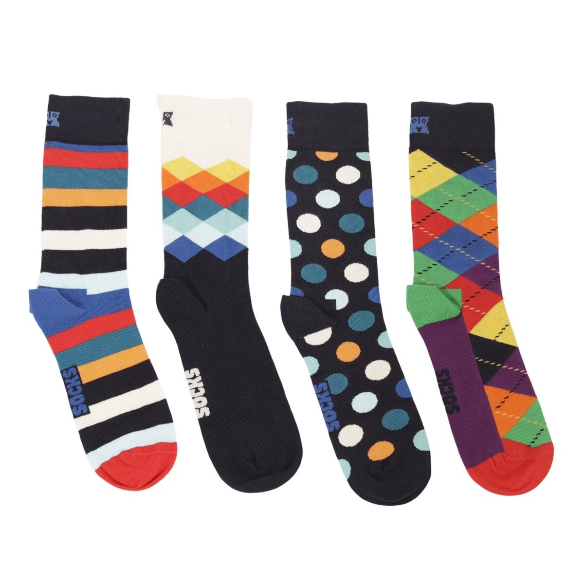 Happy Socks 男襪四入組禮盒