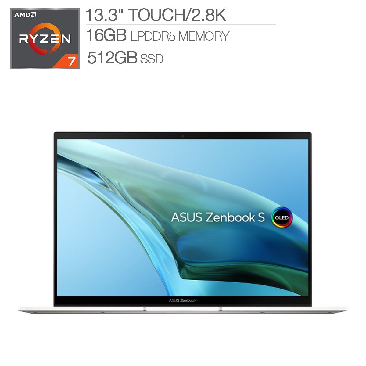 ASUS Zenbook S 13 OLED 13.3吋觸控筆電 UM5302LA-0198W7840U