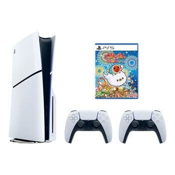 Sony PlayStation 5 Slim 光碟版 + 太鼓達人 + 雙手把同捆組 Sony PlayStation 5 Slim 光碟版 + 太鼓達人 + 雙手把同捆組