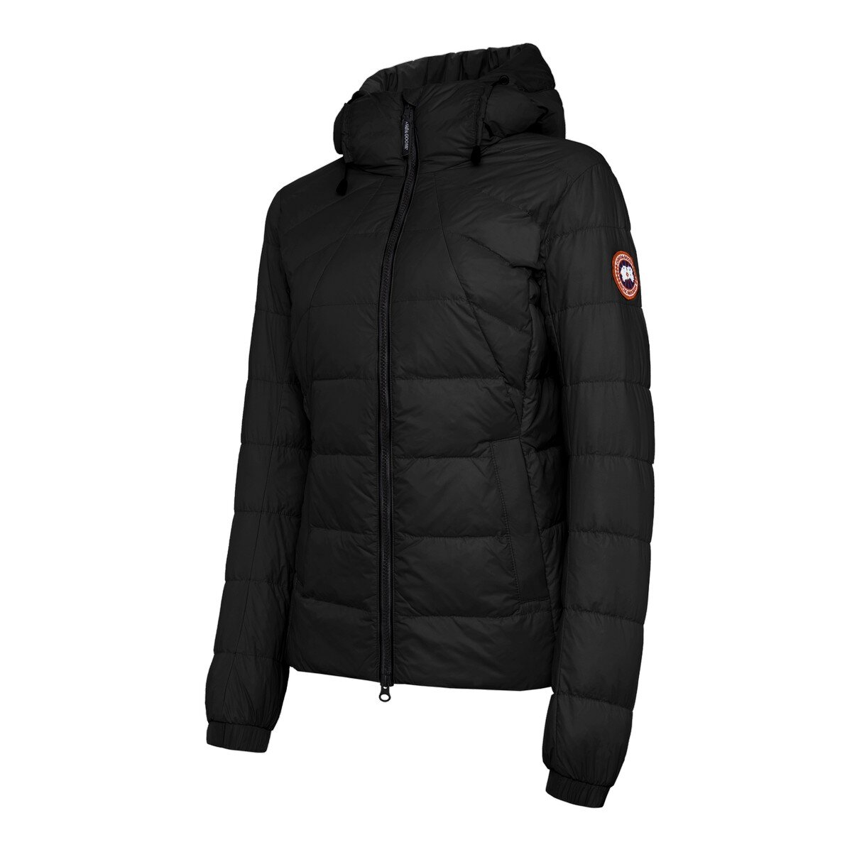 Canada Goose 女可收納連帽羽絨外套 黑色