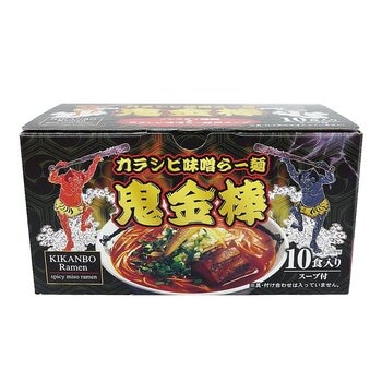 鬼金棒 辣麻味噌拉麵 138公克 X 10入 鬼金棒 辣麻味噌拉麵 138公克 X 10入