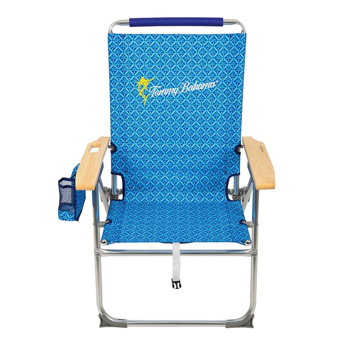 Tommy Bahama 可調式高背海灘椅 藍色