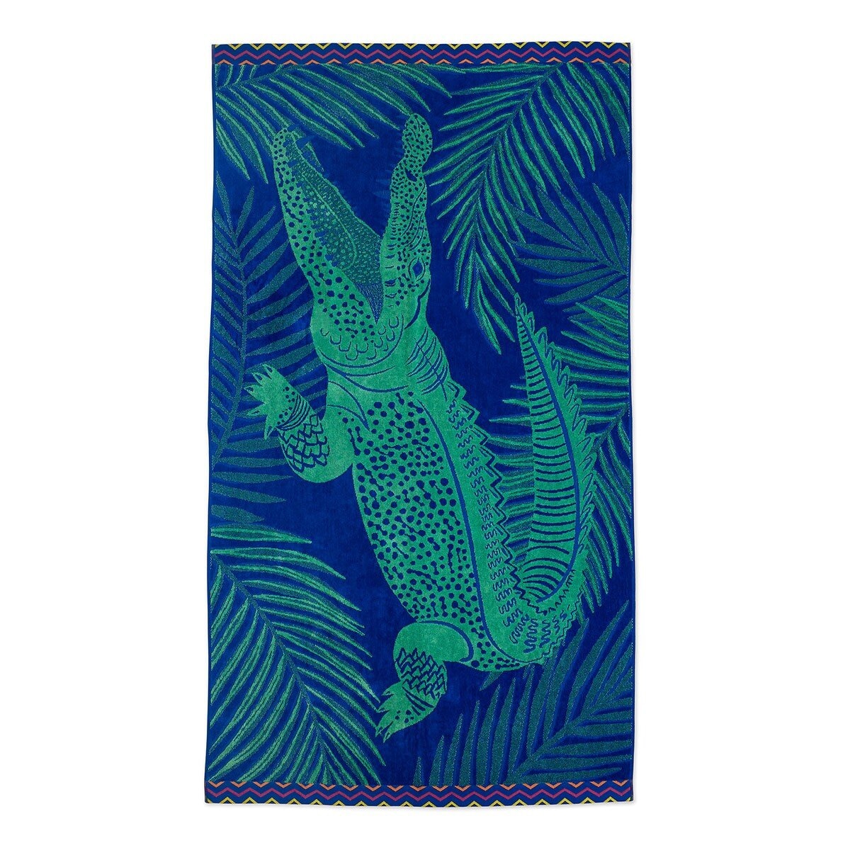 Welspun 純棉海灘巾 102公分 X 183公分 鱷魚