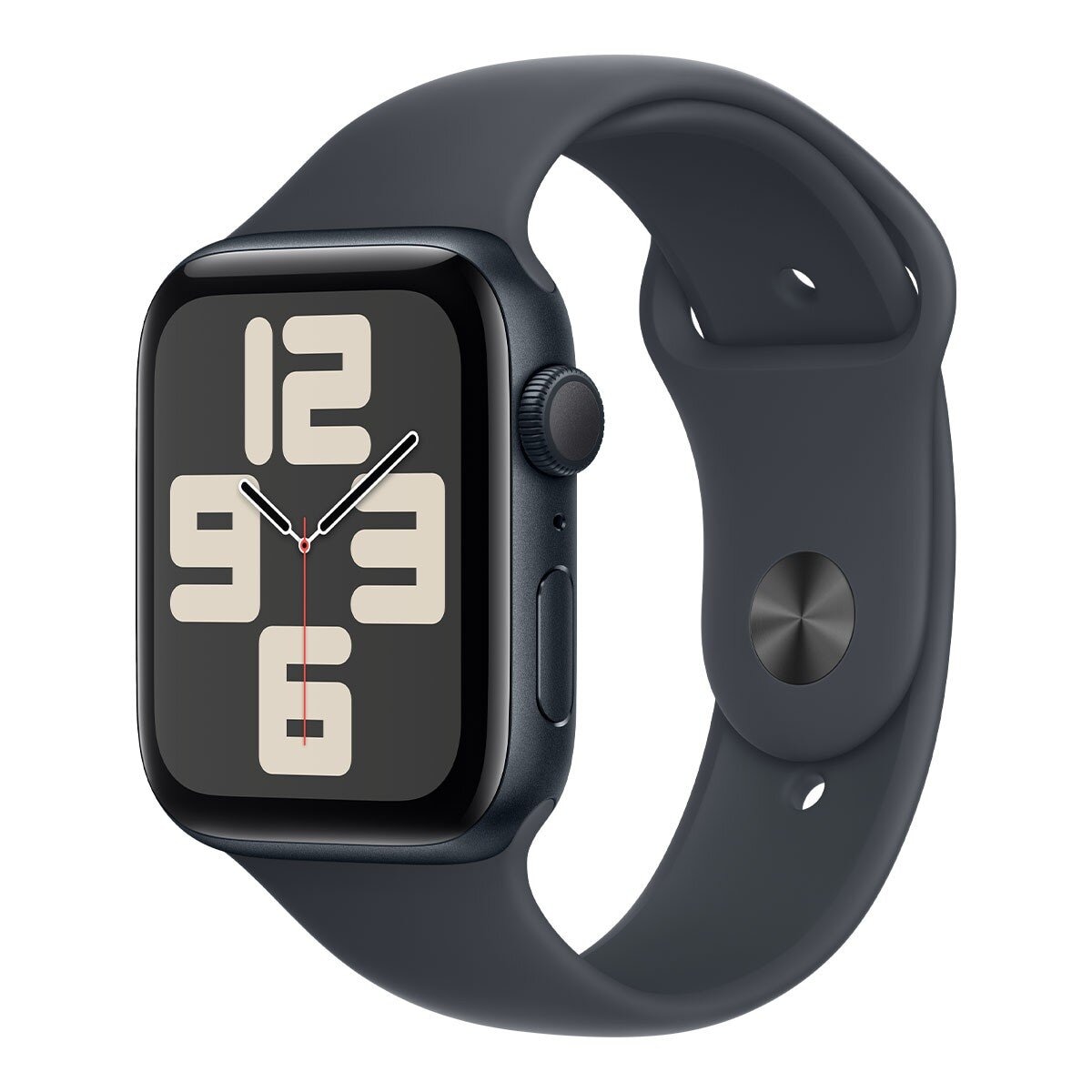 Apple Watch SE GPS 44公釐 午夜色鋁金屬錶殼 附午夜色運動型錶帶 M/L