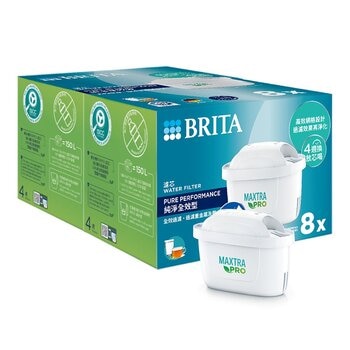 Brita Maxtra Pro 濾水壺專用濾芯純淨全效型 8入組 Brita Maxtra Pro 濾水壺專用濾芯純淨全效型 8入組
