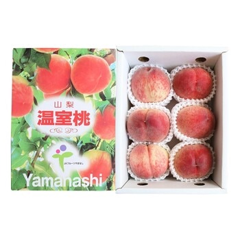 日本山梨溫室水蜜桃禮盒 1公斤