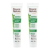 Douce Nature 蘆薈薄荷清新口氣牙膏 75毫升 X 2入