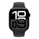 Apple Watch Series 10 GPS 46公釐 曜石黑色鋁金屬錶殼 附黑色運動錶帶 S/M