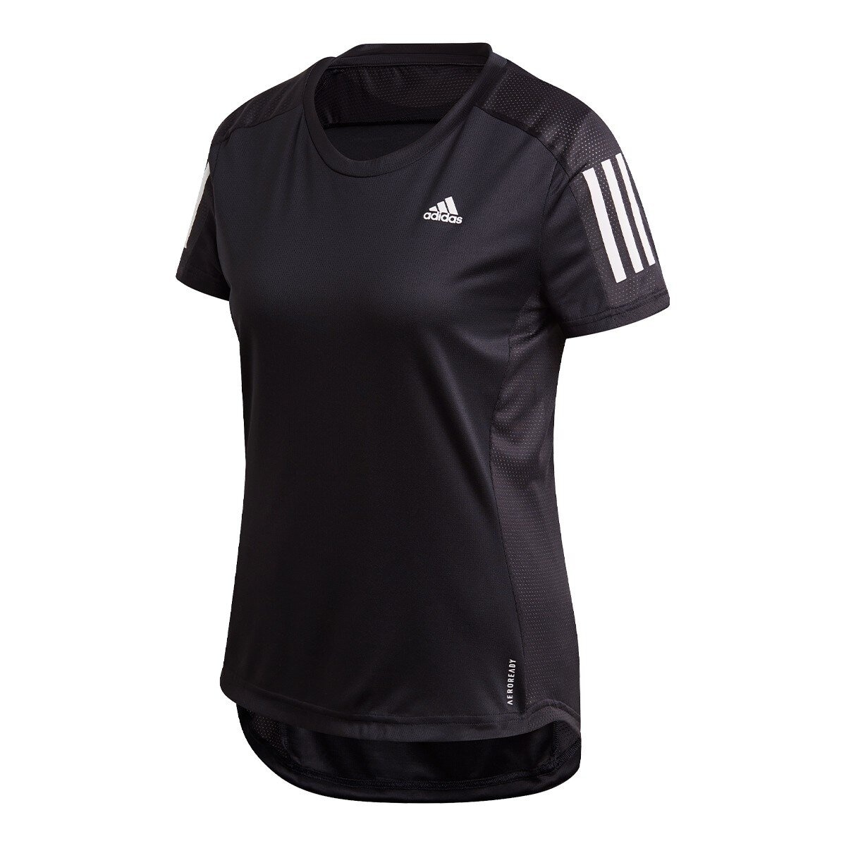 Adidas 女圓領短袖上衣 黑