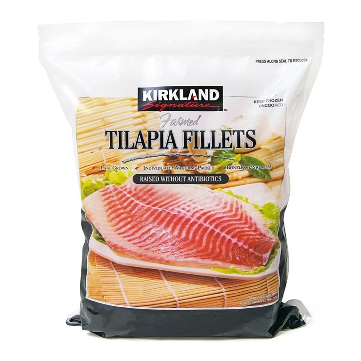 Kirkland Signature 科克蘭冷凍進口吳郭魚排2公斤 Costco 好市多線上購物