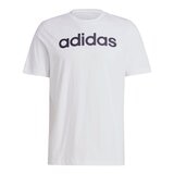 Adidas 男 Essentials Logo 短袖上衣 白