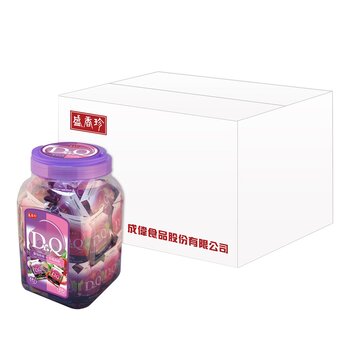 盛香珍 DR.Q 葡萄 &amp; 草莓蒟蒻果凍 1860公克 X 4組