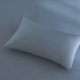 Don Home 萊賽爾素色雙人特大床包枕套三件組 182公分 X 212公分 霧藍
