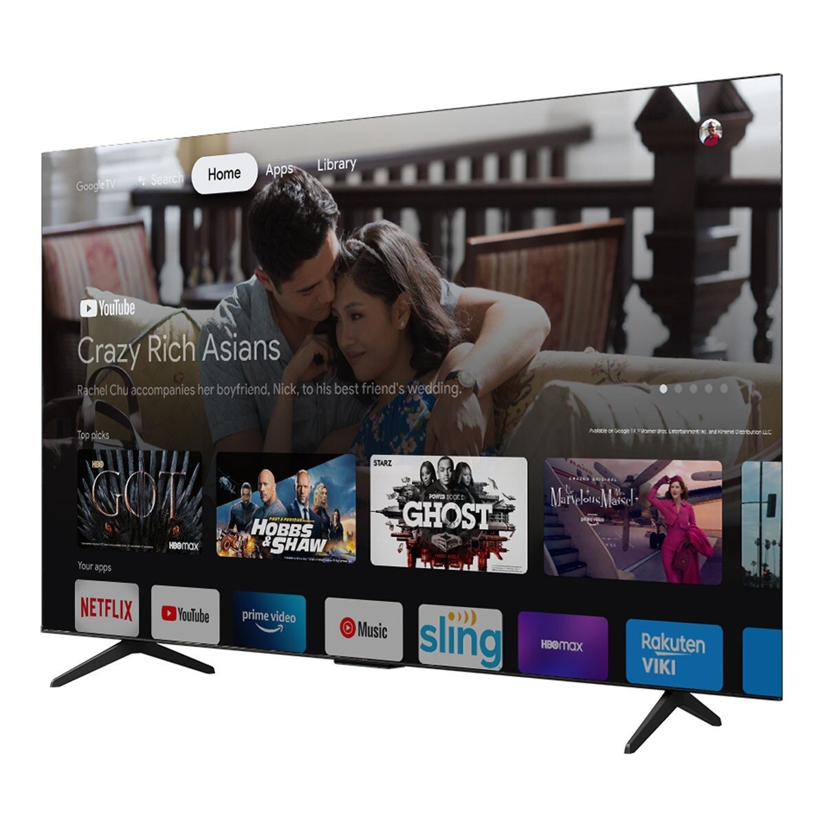 TCL 43吋 4K UHD Google TV 液晶顯示器 43P755