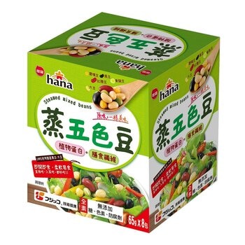 Hana 蒸五色豆 65公克 X 8入 Hana 蒸五色豆 65公克 X 8入