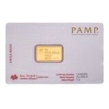 PAMP 自由女神黃金條塊 999.9純金 5公克